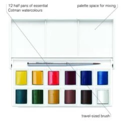 Winsor & Newton Cotman Pocket Watercolour Box 12 Winsor & Newton Cotman Pocket Watercolour Box -Pebeo Sales Winsor26amp3BNewtonCotmanPocketWatercolourBox 4