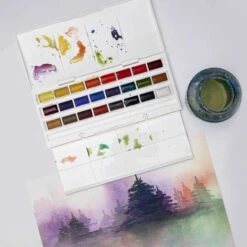 Winsor & Newton Cotman Studio Watercolour Set -Pebeo Sales Winsor26amp3BNewtonCotmanStudioWatercolourSet 3
