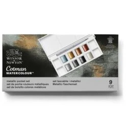 Winsor & Newton Cotman Watercolour Metallic Pocket Set 11 Winsor & Newton Cotman Watercolour Metallic Pocket Set -Pebeo Sales Winsor26amp3BNewtonCotmanWatercolourMetallicPocketSet 3