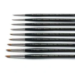 Winsor & Newton Series 7 Miniature Red Sable Watercolour Brushes -Pebeo Sales Winsor26amp3BNewtonSeries7MiniatureRedSableWatercolourBrushes 2