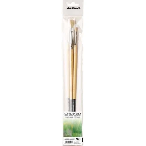 Da Vinci | CHUNEO Oil Brush — Set 3 Da Vinci | CHUNEO Oil Brush — Set