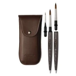 Da Vinci | COLINEO Travel Brush Set Series 5522-2022 — 2 Brushes+ Handle & Case -Pebeo Sales daVinci7CCOLINEOTravelBrushSetSeries5522 2022E280942brushes2Bhandle26amp3Bcase 3