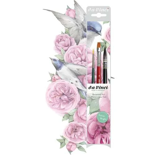 Da Vinci Botanical Art Watercolour Brush Set 3 Da Vinci Botanical Art Watercolour Brush Set